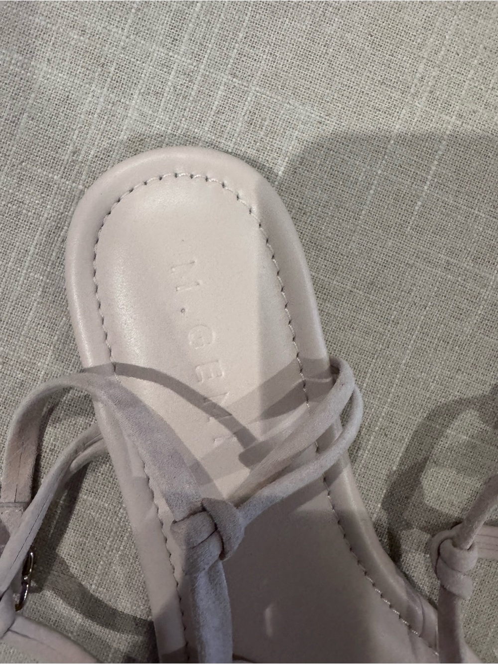 M. Gemi Annalisa  blush sandals 39.5 - Picture 2 of 2